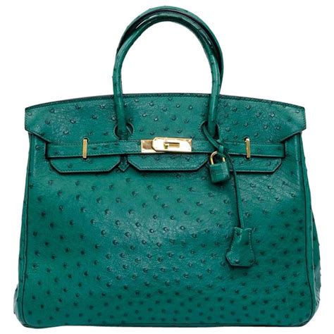 hermes birkin green ostrich transformers|ostrich birkin 35cm.